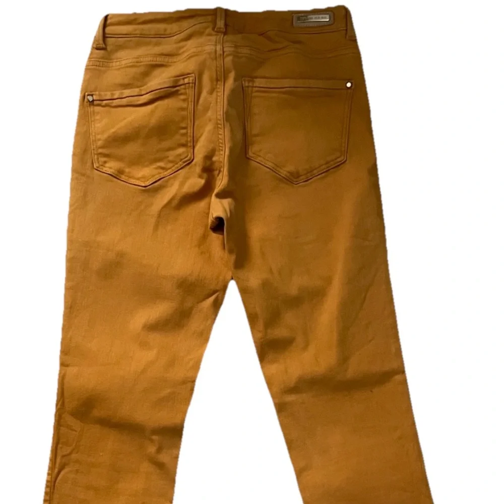 ZARA Basic Department Z1975 Denim Mustard SKINNY Stretch JEANS Size 4 - Picture 6 of 11